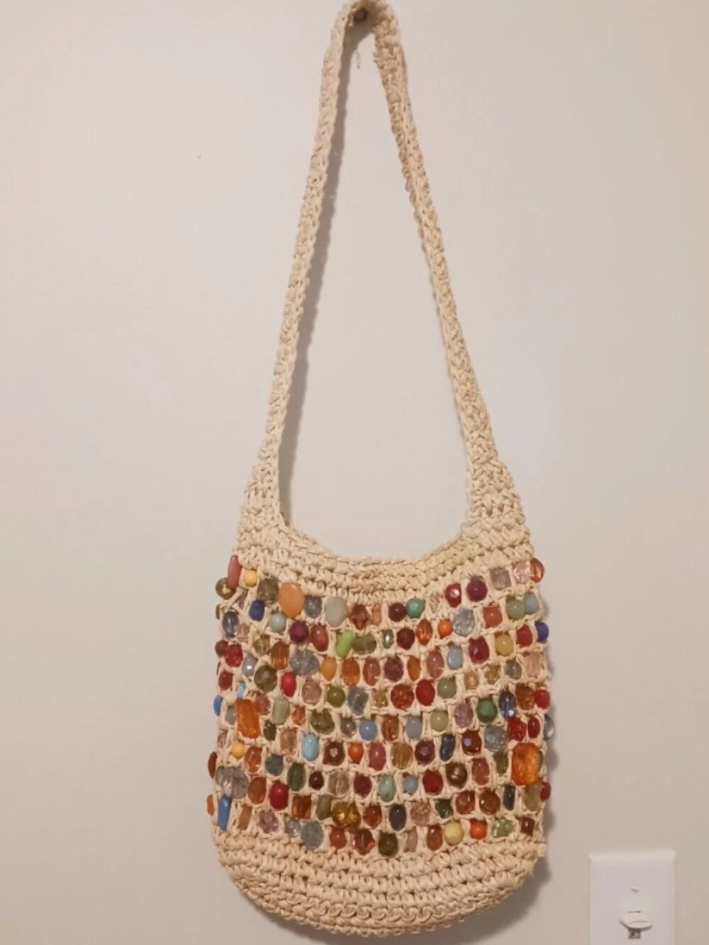 Cappelli Straw Beaded Bag